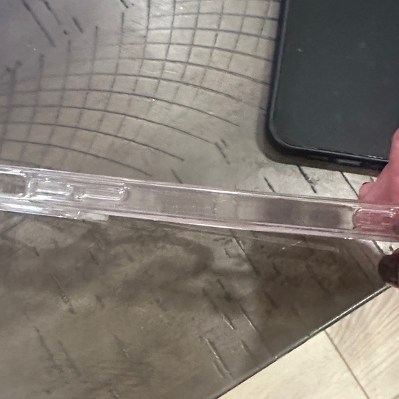 Tortoise Shell and Clear Snowflake Phone Cases - Picture 5 of 5